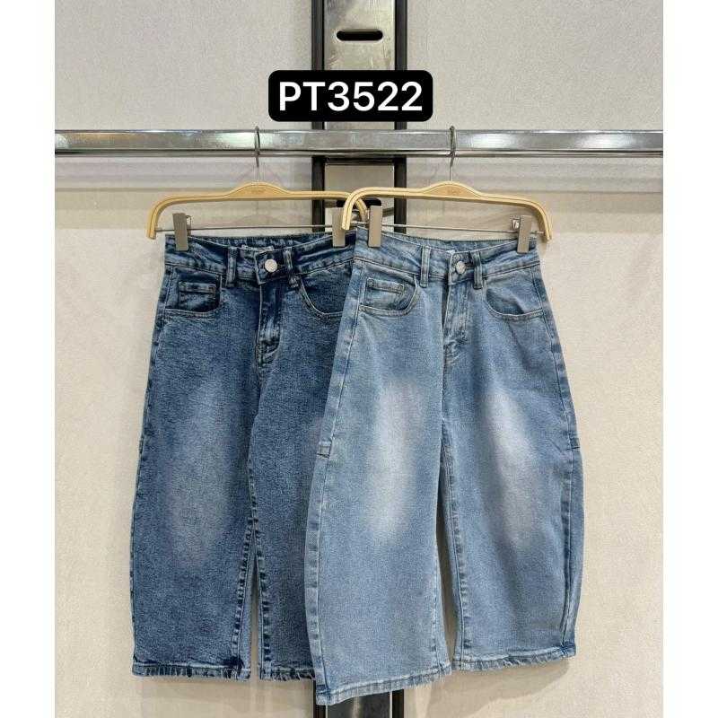 Pack of 6 – Girls wide-leg washed denim jeans – Kids fashion