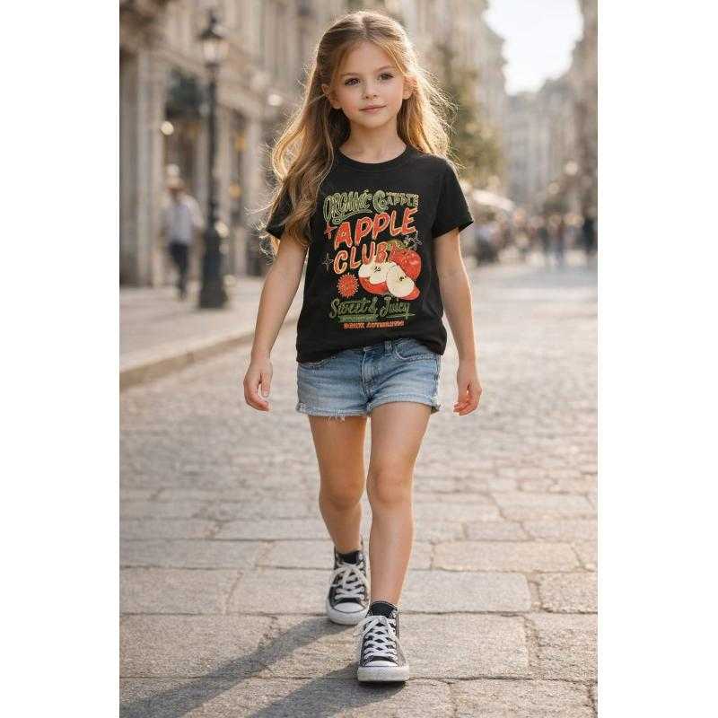 Pack of 6 – Girls cotton printed short sleeve t-shirt