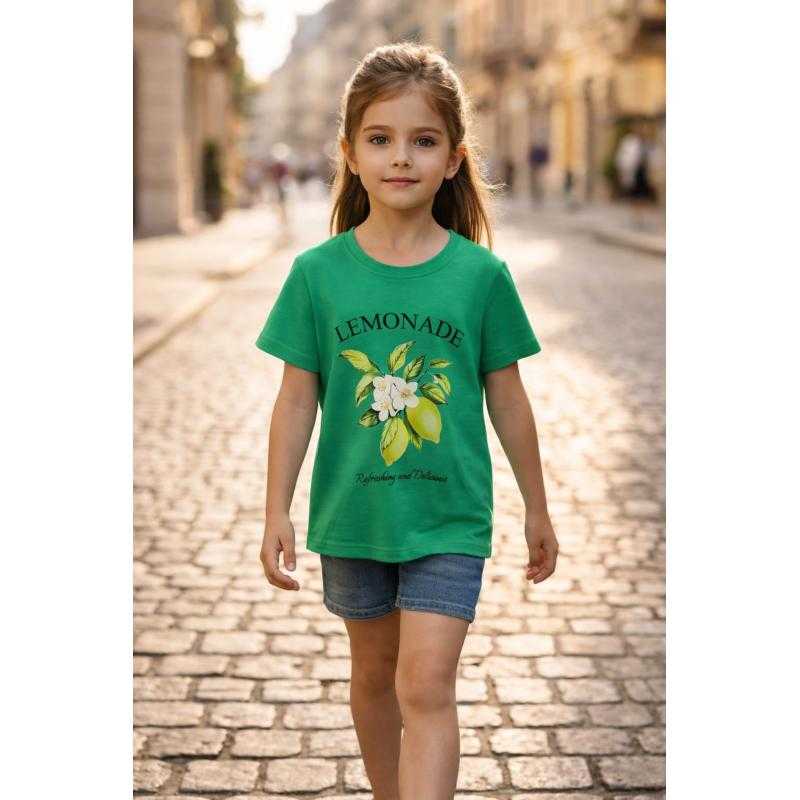 Set van 6 – Meisjes t-shirt met Italiaanse print