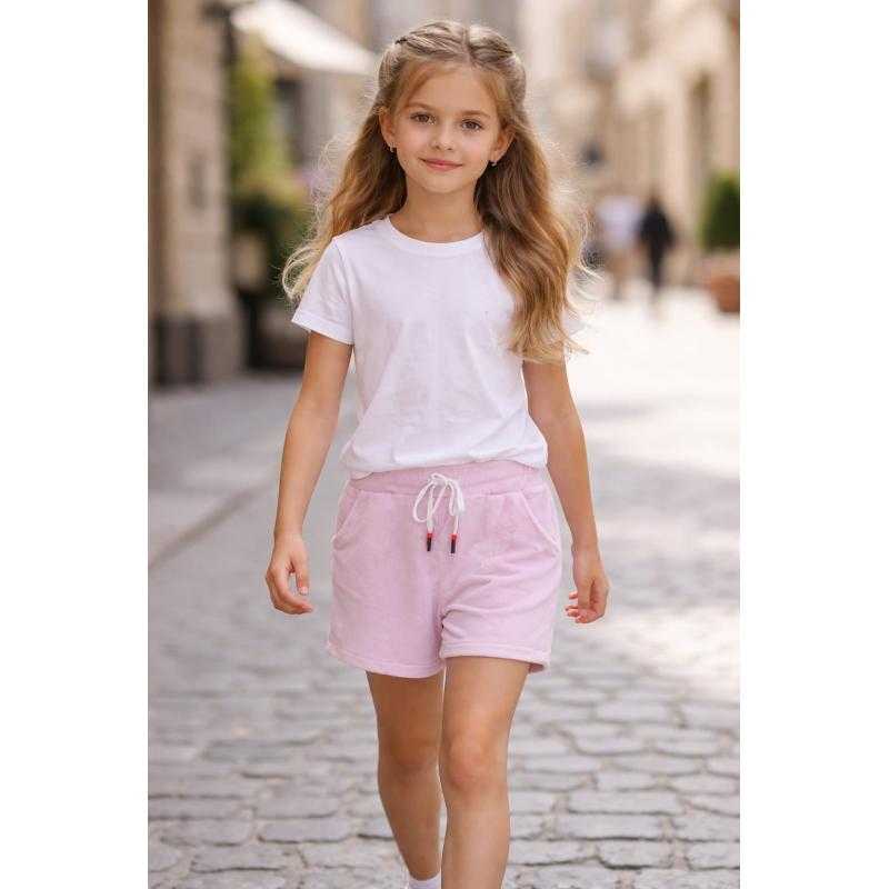Lot de 6 : Short coloré effet velours