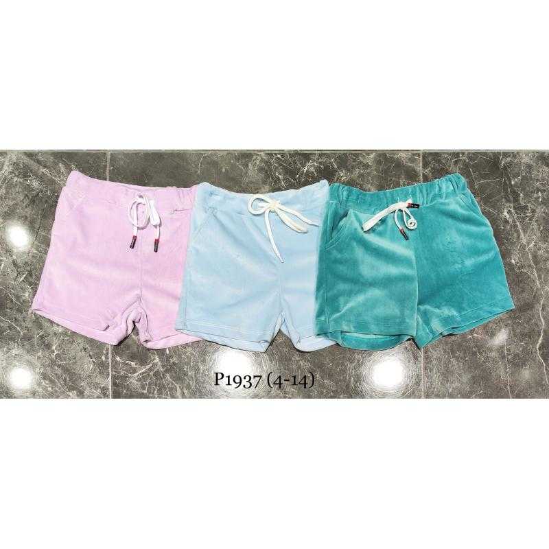 Lot de 6 – Short fille velours avec cordon de serrage – Mode enfant