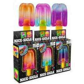 Squishy anti-stress en forme de glace Nice-Sicle colorée lot de 12