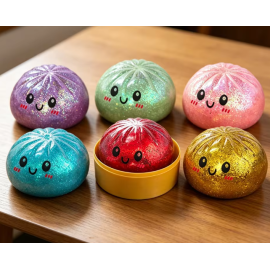 Set van 12 – Glitter mochi...