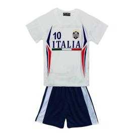 Ensemble sport enfant Italia bleu avec t-shirt manches courtes et short assorti