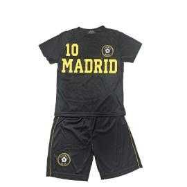 Ensemble football garçon blanc avec t-shirt Madrid et short assorti