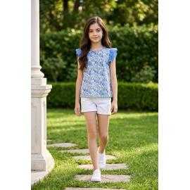 Lot de 6 – Blouse fleurie a...
