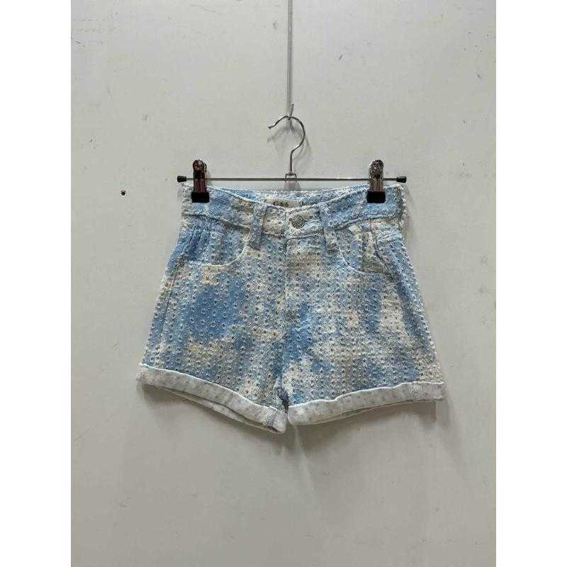 Lot de 6 – Short en jean structure effet decolore pour Girl