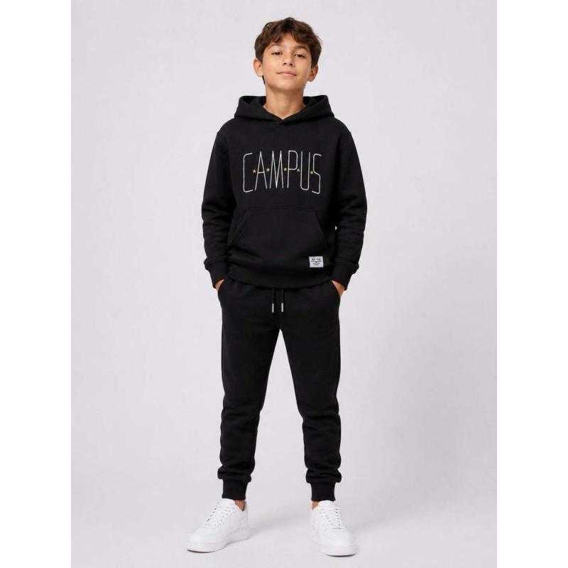 Set van 12 – Boy's Hoodie with written word CAMPUS and jogger trainingspak