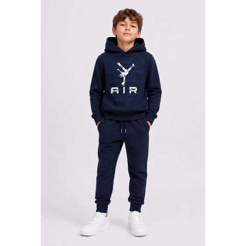 Lot de 12 – Boy's Hoodie with written word AIR and jogger trainingspak