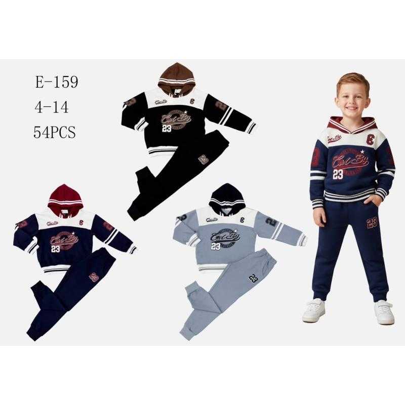 copy of Lot de 12 – Ensemble sweat à capuche colorblock et pantalon garçon CXL