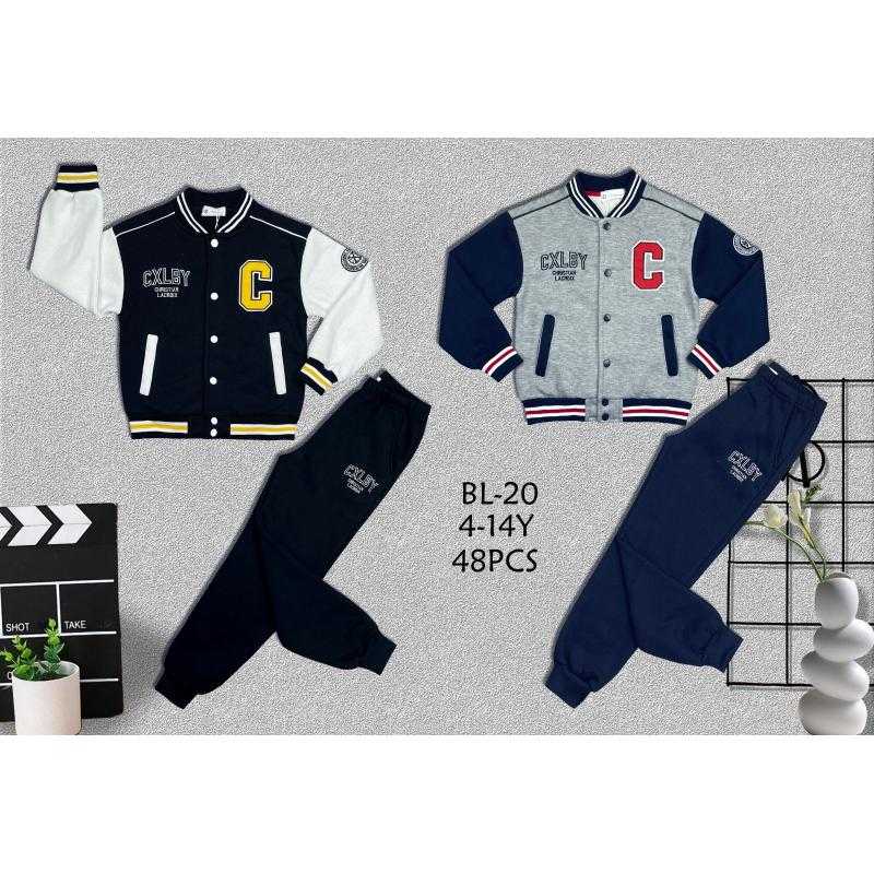 Lot de 12 – Ensemble veste teddy et pantalon de survêtement Christian Lacroix CXL BY pour garçon