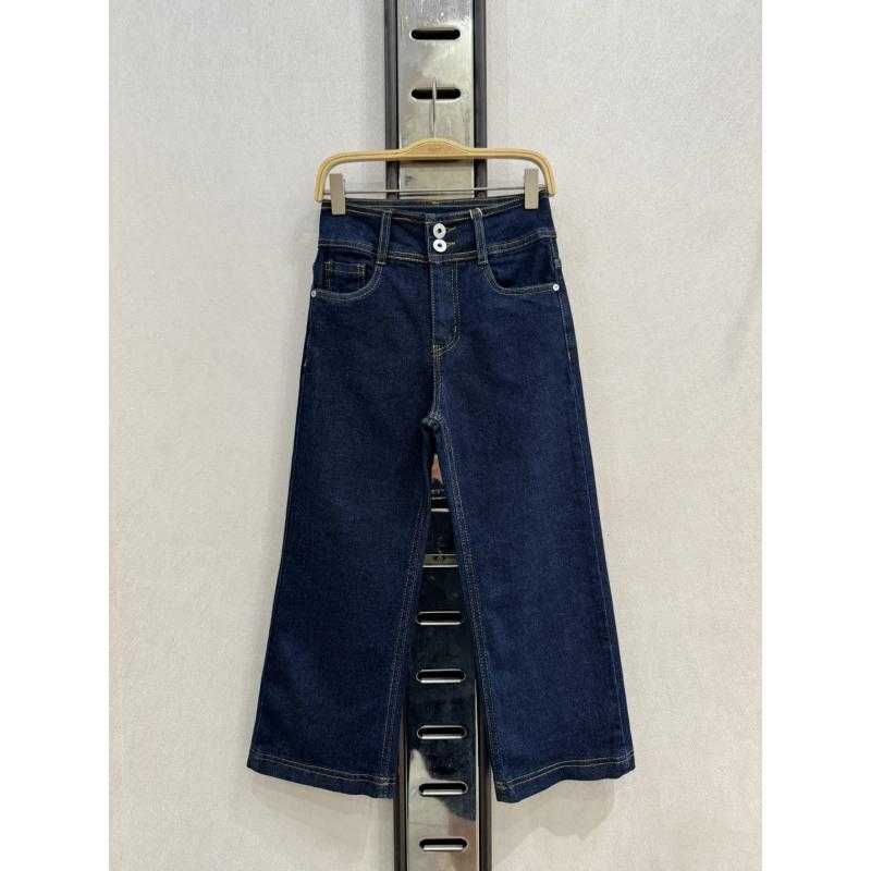Pack of 5 – straight-leg jeans with high waist and double button for girls