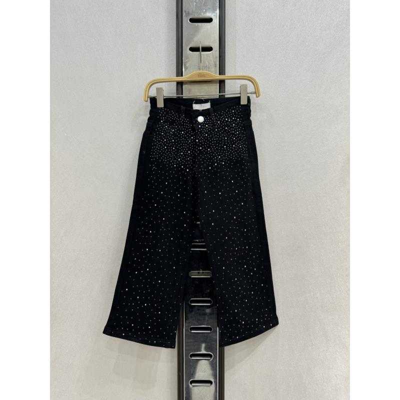 Lot de 6 – Jeans droit PT3518 strass et paillettes pour fille