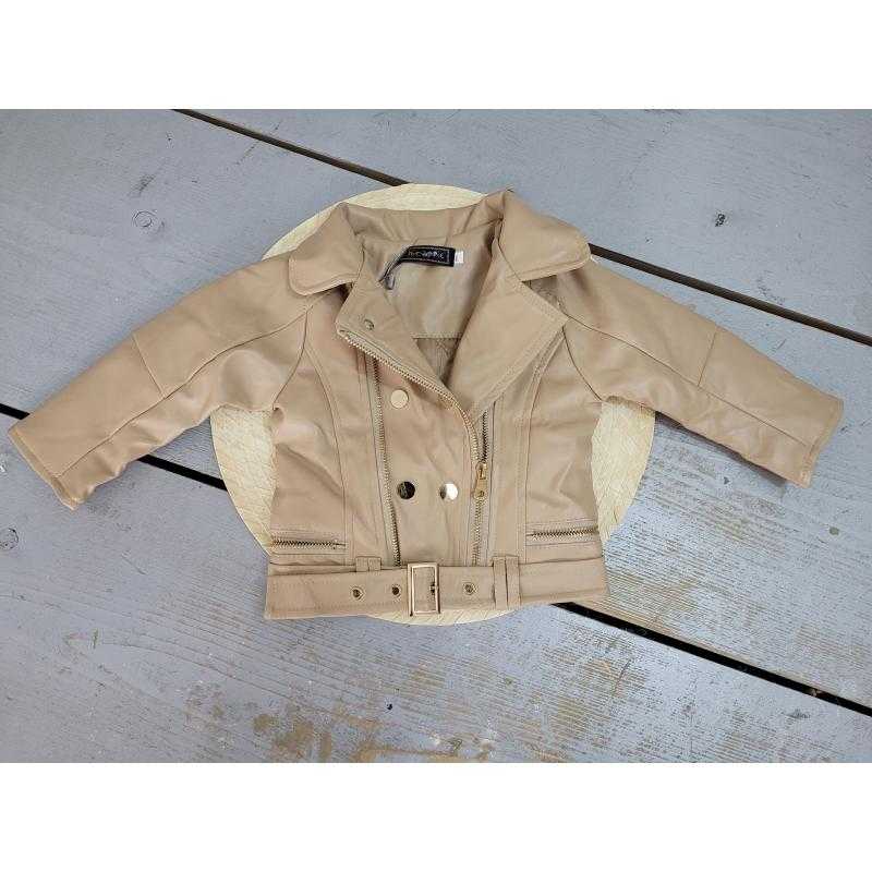 Lot de 7 – Veste de motard en similicuir à manches longues