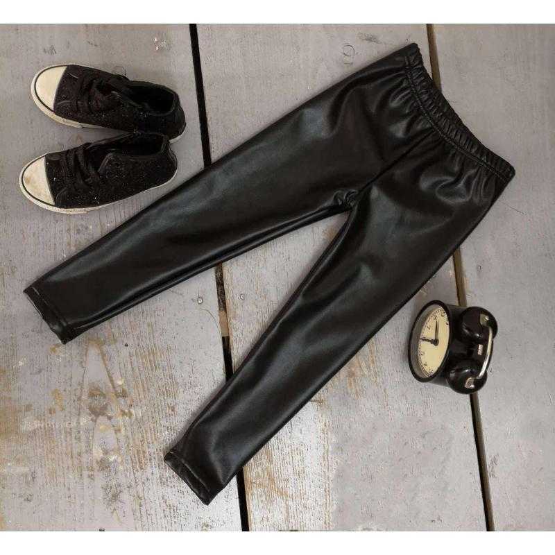 Lot de 7 – Legging en similicuir à taille élastique