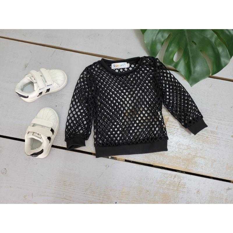 Set van 5 – Open geweven mesh trui