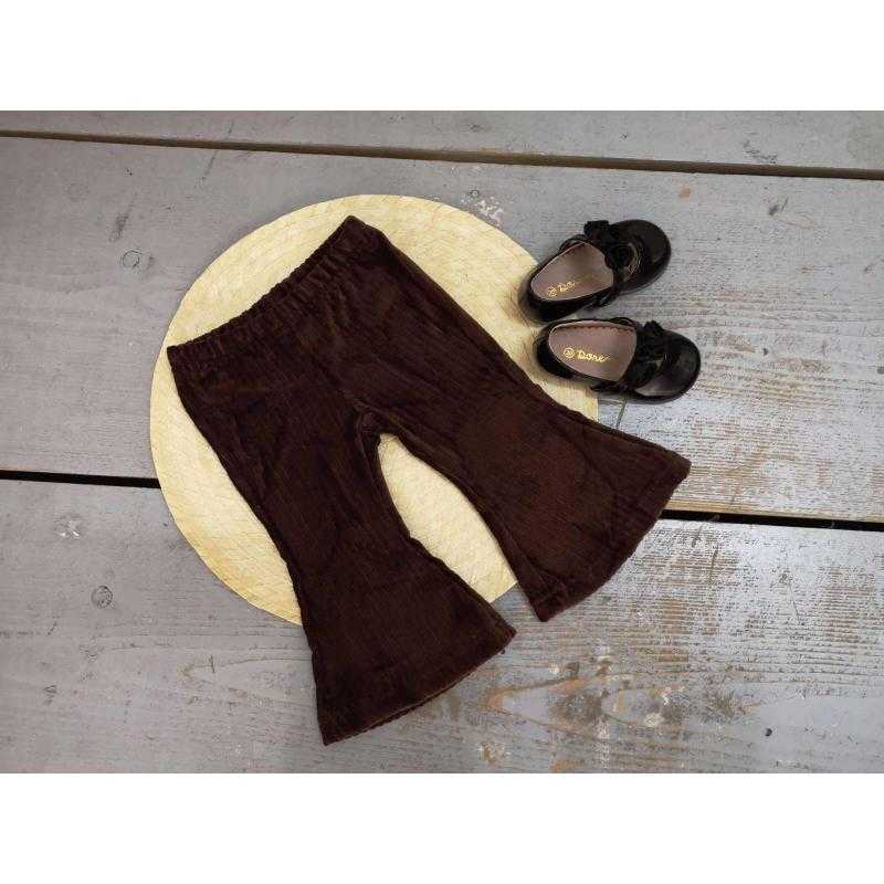 Set van 5 – Ribfluwelen uitlopende broek
