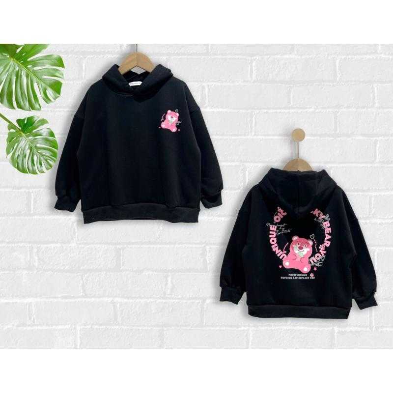 Set van 6 – Kinder hoodie met berenprint van