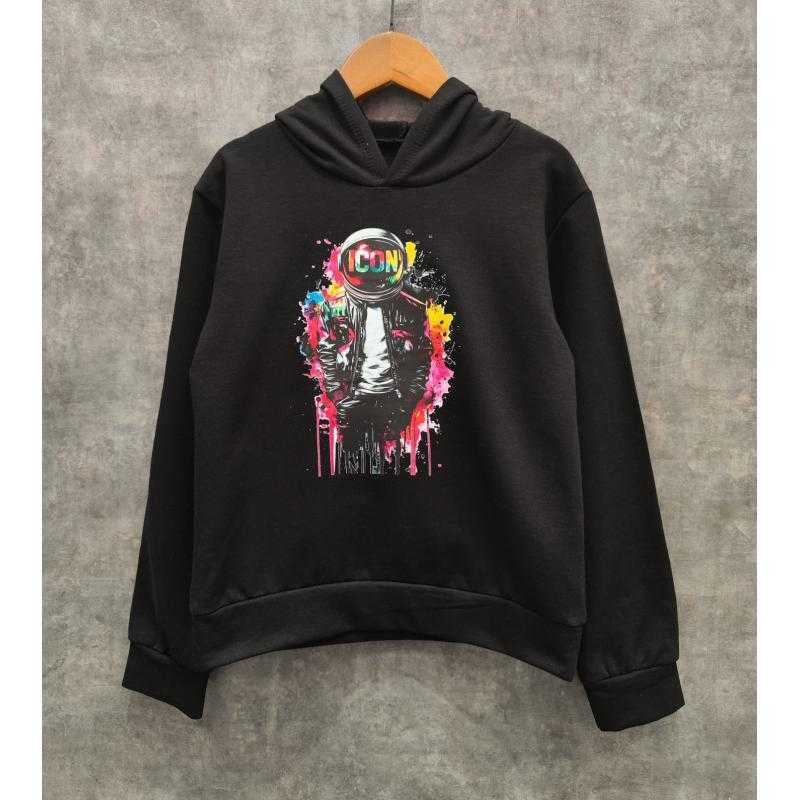Set van 6 – Hoodie met "Icon Helmet" grafische print