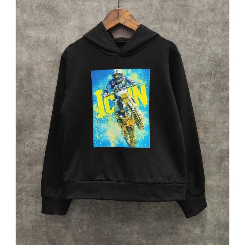 Set van 6 – Hoodie met "Icon" motorgrafiek