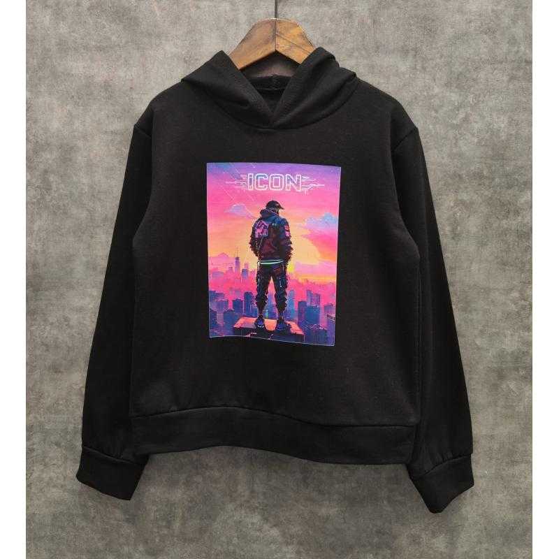 Set van 6 – Cyberpunk "Icon" grafische hoodie