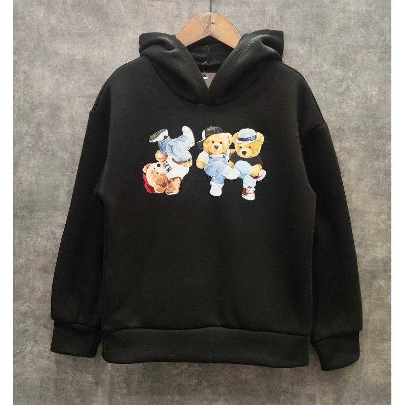 Pack of 6 – "Hiphop Bears" Graphic Hoodie