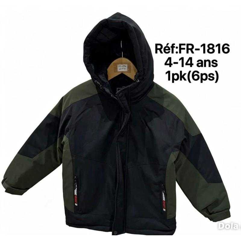 Pack of 6 – Two-Tone Hooded Winter Jacket