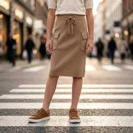 Lot de 6 – Jupe en tricot à...