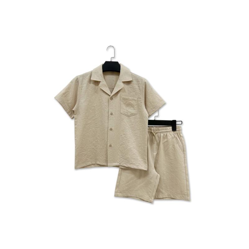 Lot de 6 – Ensemble chemise et short à manches courtes